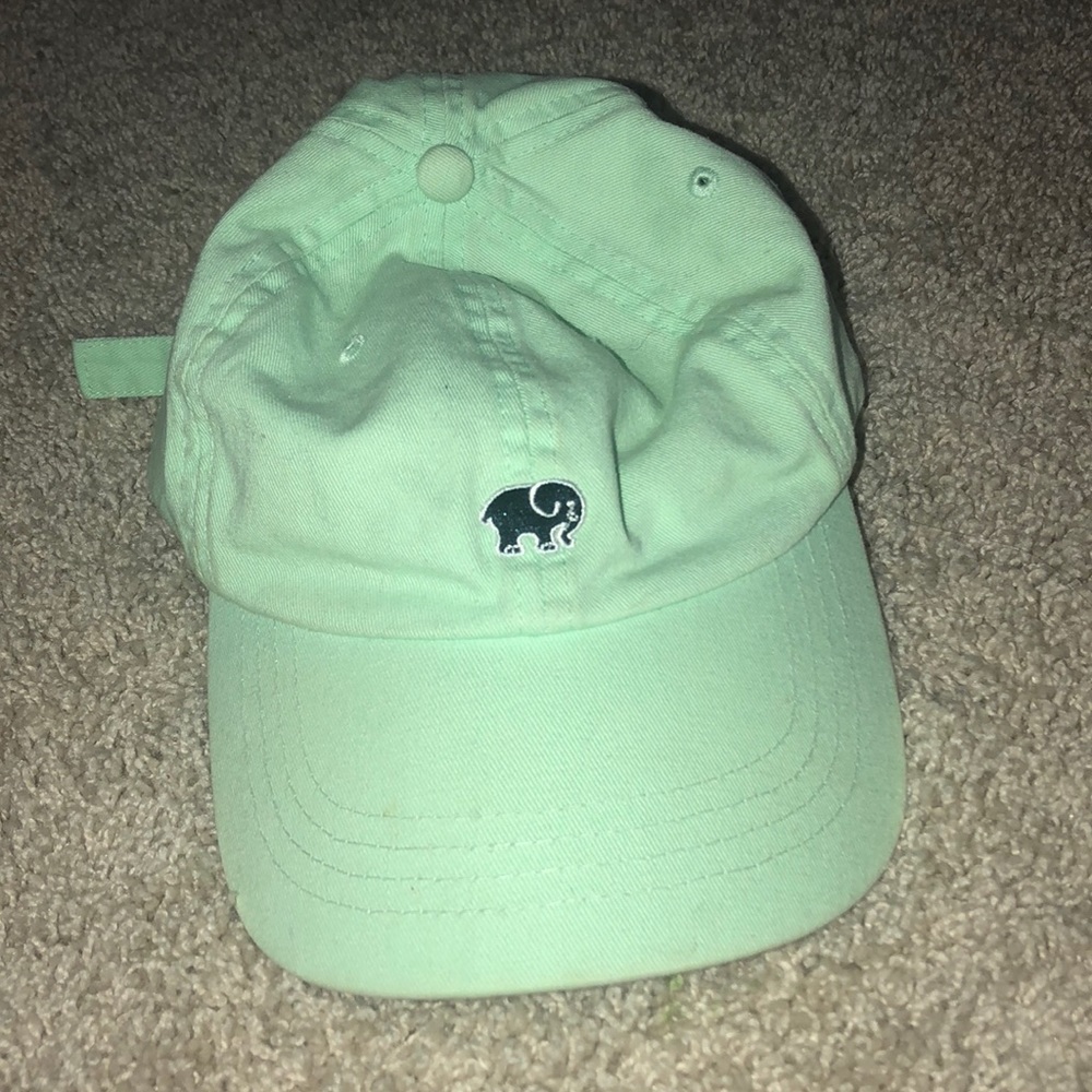 Mint blue ivory Ella hat